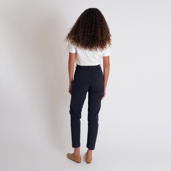 Jesse Kamm ranger pant high waisted black organic cotton 225 cali slims sailor 6 - Picture 3 of 12